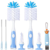 Anivona 3-in-1 bottle brush with stand for easy, thorough cleaning