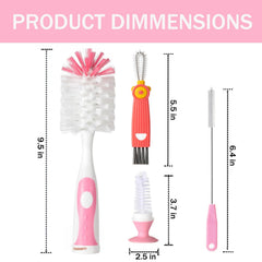 Anivona twin-pack straw brushes for long, narrow straws.