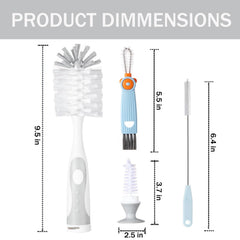 Anivona straw brushes for wide and narrow straw cleaning