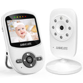 ANMEATE video baby monitor front view with color screen for clear viewing