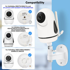 Annkoifu 360 degree adjustable mount offers optimal viewing angles.