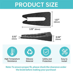 Anserdrm universal-fit stove knob covers suit most gas stoves.