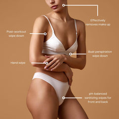 Antevorta feminine wipes individually wrapped offer discreet cleansing anywhere.