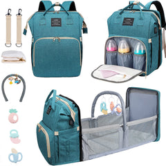 ANWTOTU baby diaper bag backpack with changing station for easy, hands-free outings