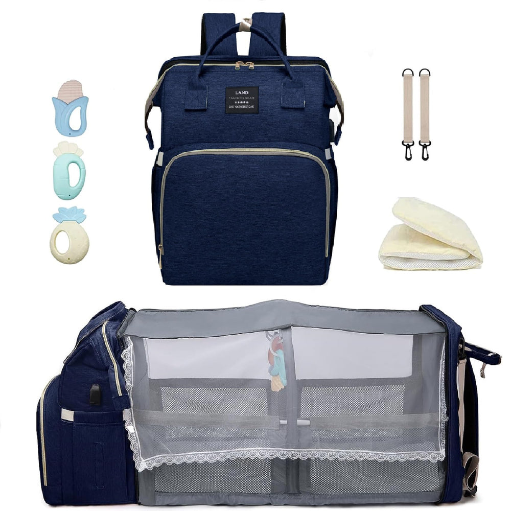 ANWTOTU diaper bag backpack with changing station for on-the-go baby care.