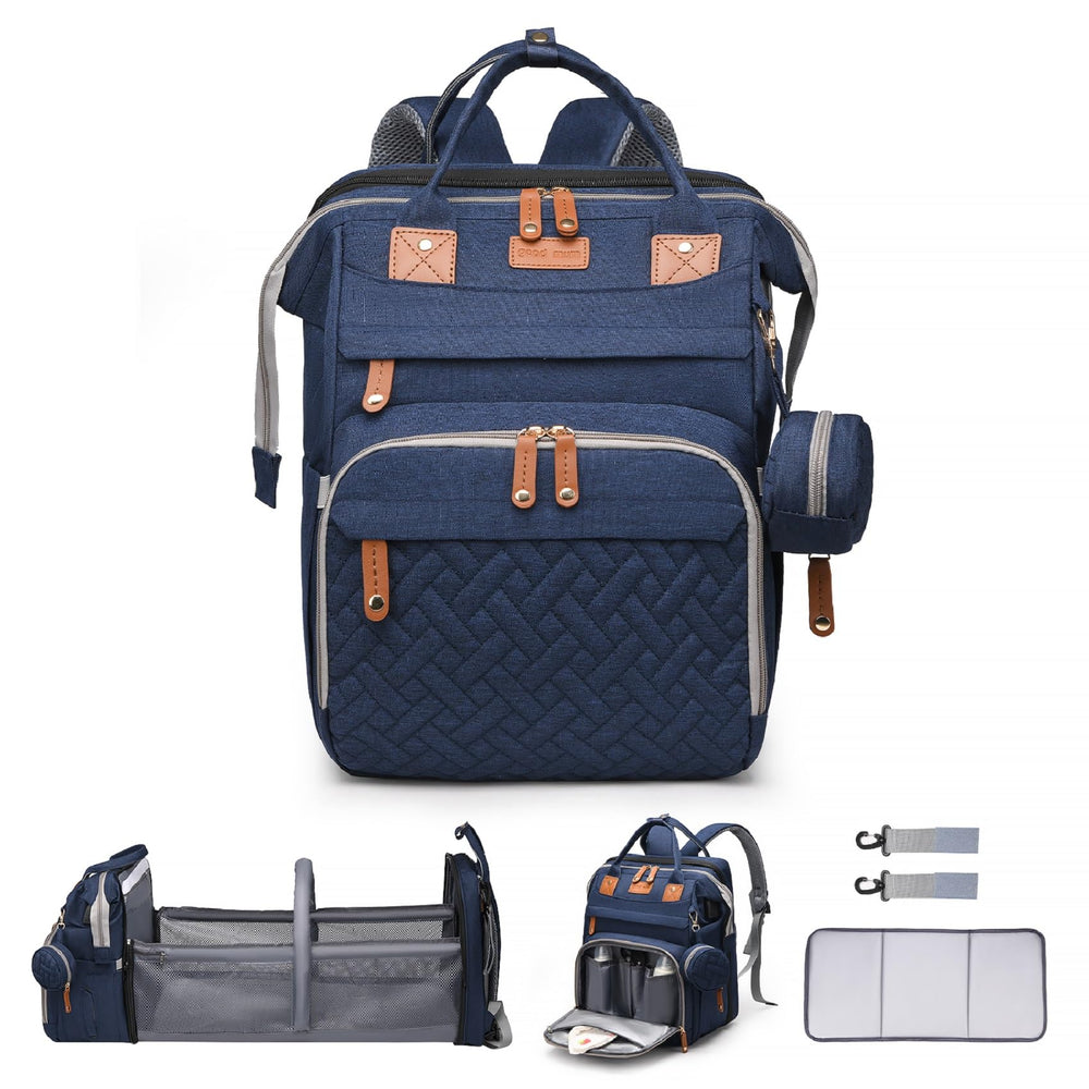 ANWTOTU baby diaper bag backpack with organized storage for on-the-go use.