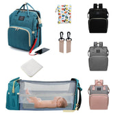 ANWTOTU diaper bag front pocket for quick bottle access and warmth