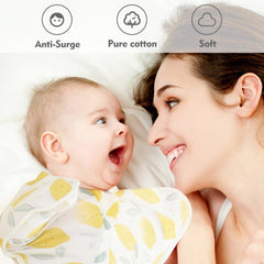 ANYEDDE newborn sleep sack in breathable cotton.