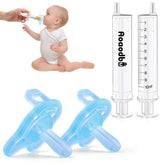 Aoaodbu baby medicine dispenser syringes in blue for precise dosing on the go.