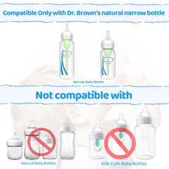 AOAODBU bottle handles provide a secure grip for little hands.