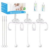 AOAODBU straw cup conversion kit close-up shows a soft nipple for smoother bottle-to-cup transitions.