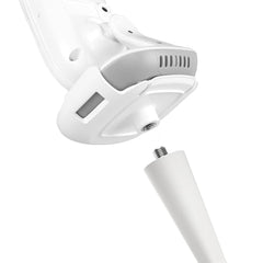 Aobelieve angle adjustment enables precise viewing over the crib rails.