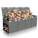 AOBOPLE extra-large toy chest assembled for tidy storage and easy access.