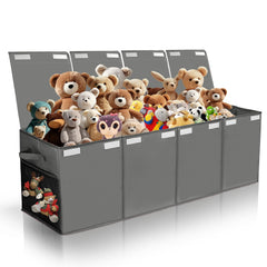 AOBOPLE extra-large toy chest assembled for tidy storage and easy access.