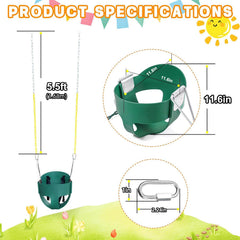 AOBOTE 3-point safety harness provides secure seating for 6-24 month babies