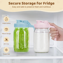 AoeJarry ergonomic handle provides comfortable use during frequent pouring.
