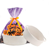 Aoiutrn large woven basket with folded sides for space-saving storage.