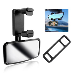 Aokdom 360 degree adjustable baby mirror offers a wide back-seat view for quick checks