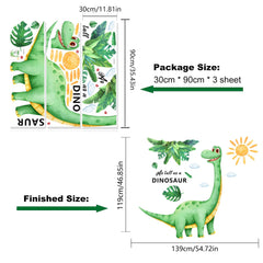AOLTNRC smiling dinosaur graphic supports imaginative play in kids rooms.