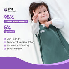 Aomloge PuppyCozy leg openings enable natural movement for toddlers.
