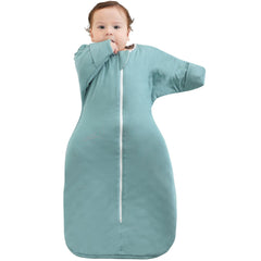 Aomloge PuppyPaws sleep sack front view with arms-up design for soothing sleep.