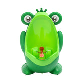 AOMOMO frog urinal toy designed for kid-friendly toilet training with a playful look.