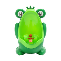 AOMOMO frog urinal toy designed for kid-friendly toilet training with a playful look.