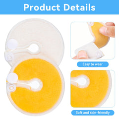 Soft cotton texture features in AORSOR g tube button covers for breathability