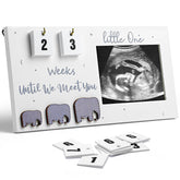 Aosemili sonogram frame holding a 3x4 ultrasound photo with a clear acrylic display.