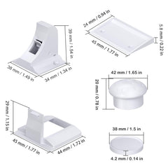 AOSITE adhesive mounting without drilling demonstrates quick, tool-free installation