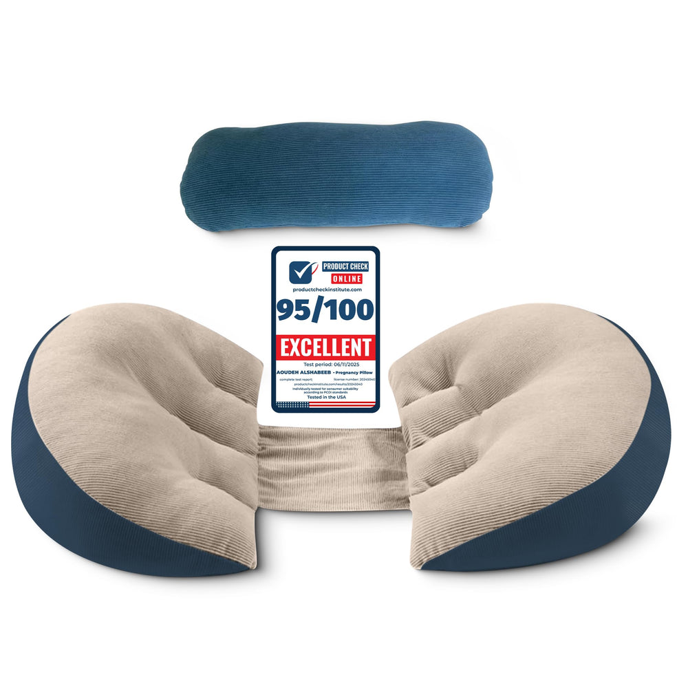 AOUDEH ALSHABEEB pregnancy pillow belly support for side sleepers