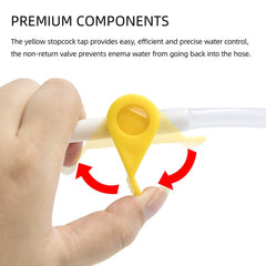 AOVIOANDY longer nozzle provides extended reach for versatile use.
