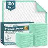 AOZITA underpads 30x36 demonstrate ultra-absorbency and quick surface drying.