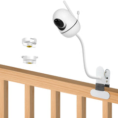 AOZTSUN baby monitor mount clip clamps securely to a surface