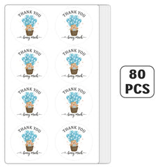 aPamr boy theme bear decor stickers on party favors