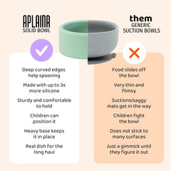 APLAINR Solid Bowl deep design aids dipping and scooping