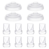 APMOOM 12-pack pump replacement parts for Momcozy M5 improve fit and reliability.