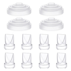 APMOOM 12-pack pump replacement parts for Momcozy M5 improve fit and reliability.