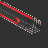 Apoctsddo clear wall corner protector with adhesive backing protects walls from dings.