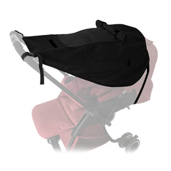 Apol Pram Sunshade with viewing window shaded baby while staying connected to surroundings