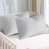 Apollo Cotton toddler pillowcase 12x16 in light grey offers ultra-soft, breathable comfort.