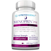 Approved Science Menoprin PM bottle front for everyday support