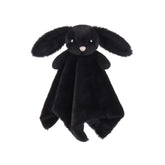 Apricot Lamb Black Bunny blanket front view for cozy bedtime cuddling.