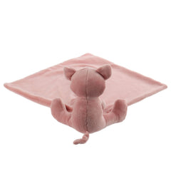 Apricot Lamb pink pig lovey in nursery - ideal companion for peaceful naps.