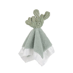 Apricot Lamb security-blanket with embroidered-face offering comforting naps