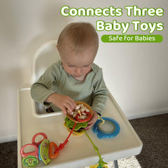 Aprilwolf hamburger suction cup head flipped for quick toy tethering during meals.