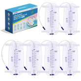 APzek catheter leg bag 1000ml package view highlighting bulk pack convenience.