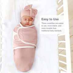 AQOKKA 4-step swaddle design simplifies wrapping for new parents.