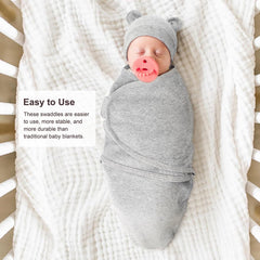 AQOKKA adjustable wings swaddle lets you customize fit for growing babies
