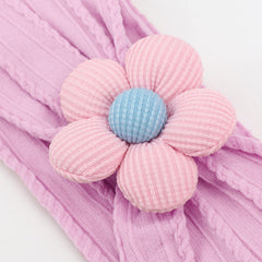 AQOKKA headband lavender front view adds a charming photo touch
